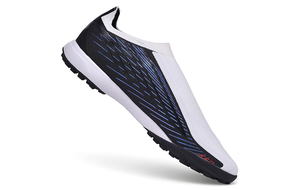 Chuteira Adidas F50 Hyperfast Laceless TF - Preto/Branco