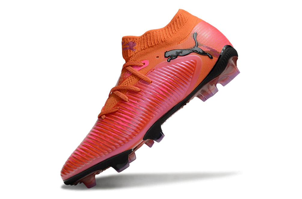 Chuteira Puma Future 8 Ultimate Botinha Campo FG - Laranja