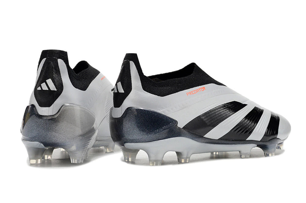 Chuteira Adidas Predstrike Elite Laceless Campo - Cinza/Preto