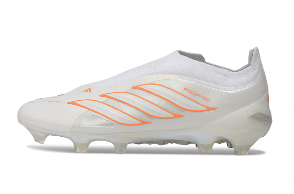 Chuteira Adidas Predator Laceless 26 Elite FG - Branco