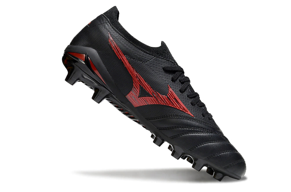 Chuteira Mizuno Morelia Neo 4 Campo - Preto/Vermelho