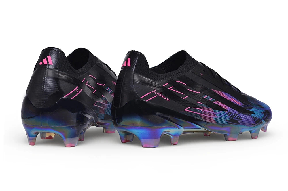 Chuteira Adidas F50 Hyperfast Eltie FG - Preto/Roxo