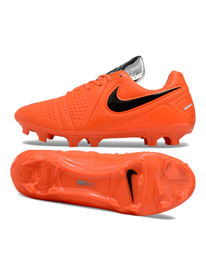 Chuteira Nike Tiempo CTR360 Maestri 3 Campo FG - Laranja/Preto
