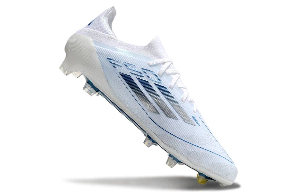 Chuteira Adidas F50 X Campo - Branco/Azul