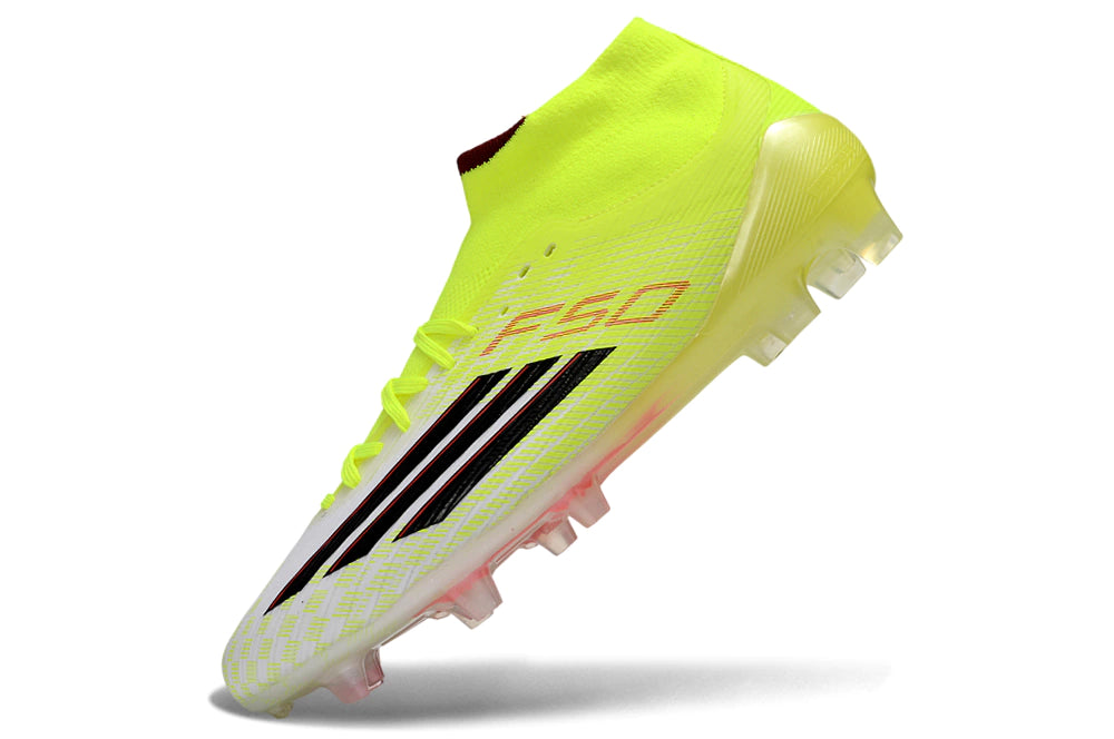 Chuteira Adidas F50 Elite Mid Campo - Amarelo