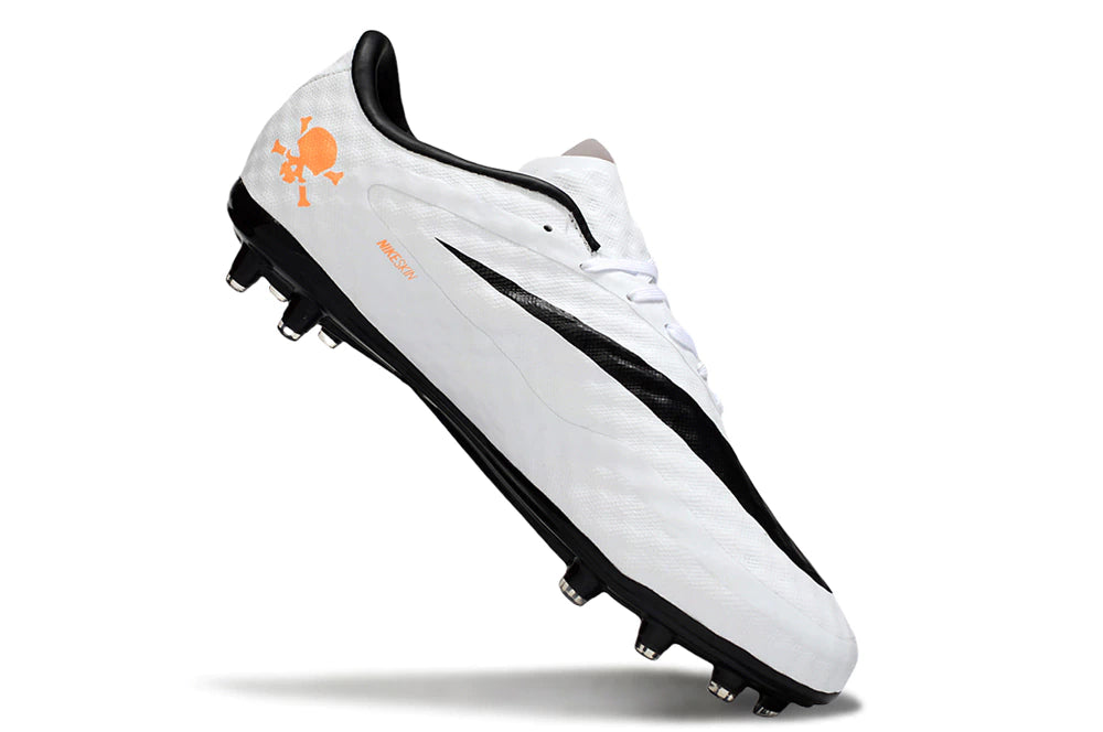 Chuteira Nike Hypervenom Phantom FG - Branco/Laranja