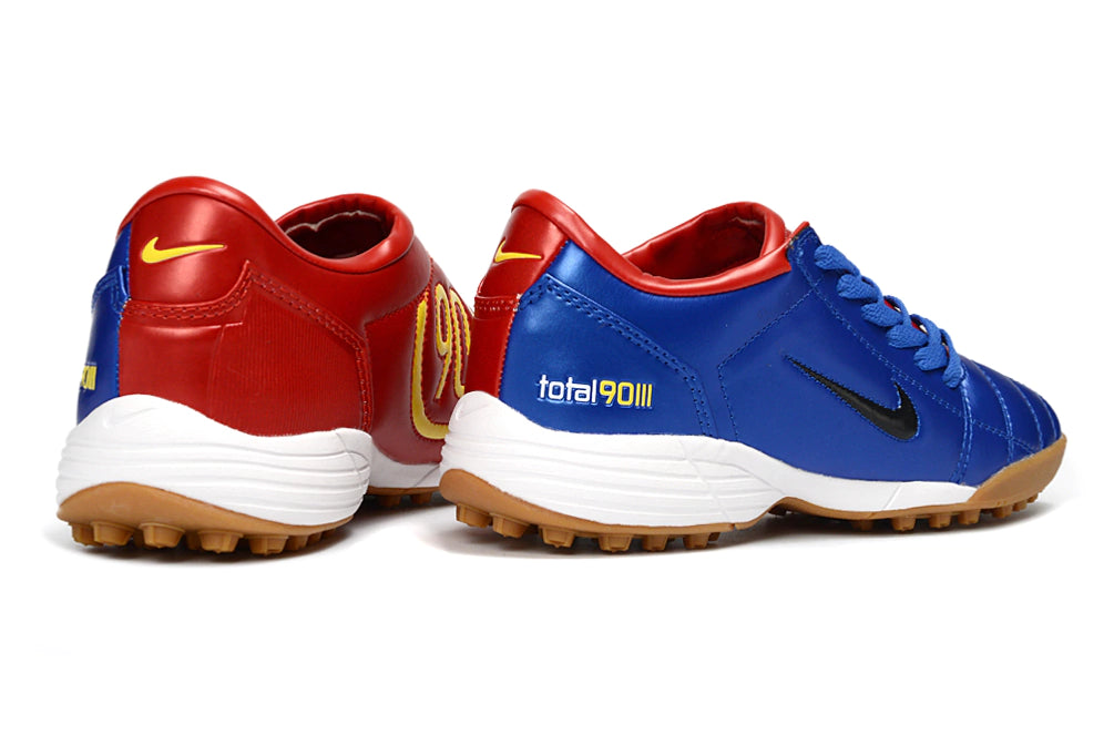 Chuteira Nike Total 90 Society - Azul/Vermelho