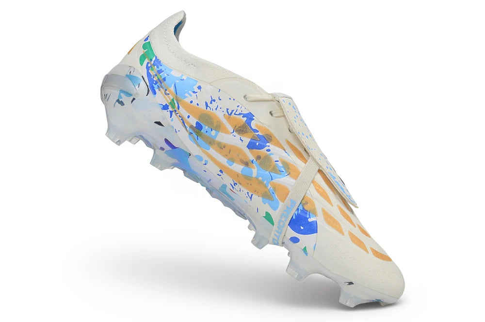 Chuteira Adidas Predator Tongue 26 Elite FG - Branca