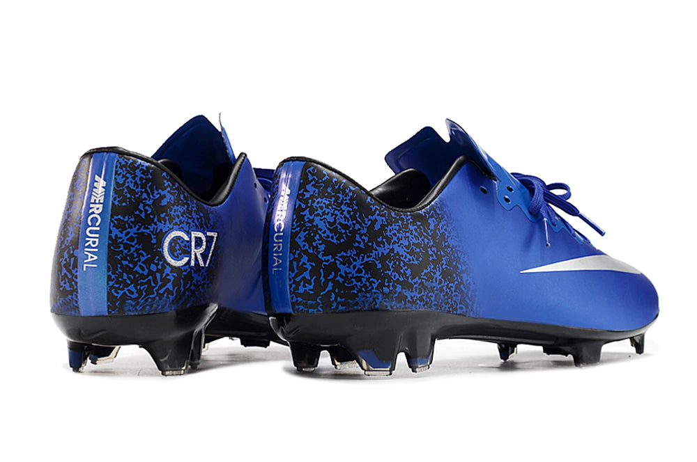 Chuteira Nike Mercurial Vapor 10 FG - Azul/Preto
