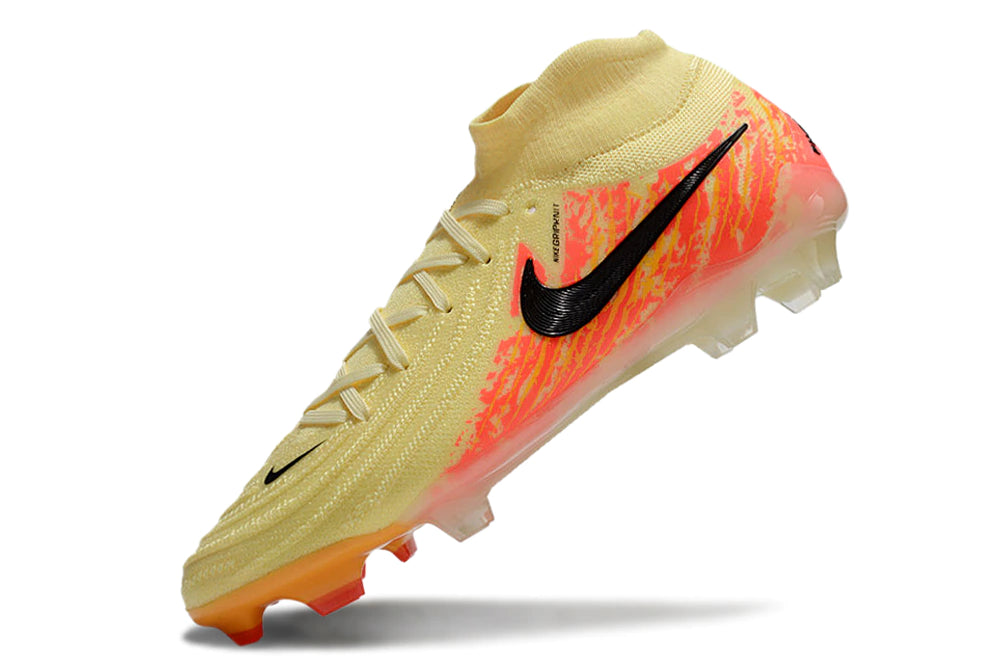 Chuteira Nike Phantom Luna 2 Elite Campo FG - Amarelo/Laranja/Preto