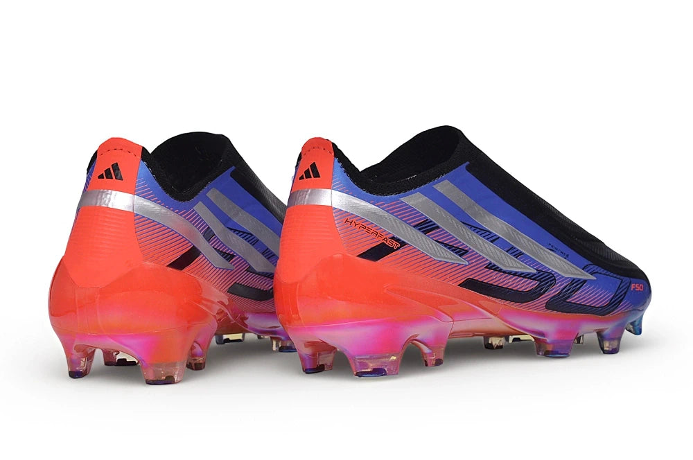 Chuteira Adidas F50 Hyperfast Laceless FG - Roxo/Preto