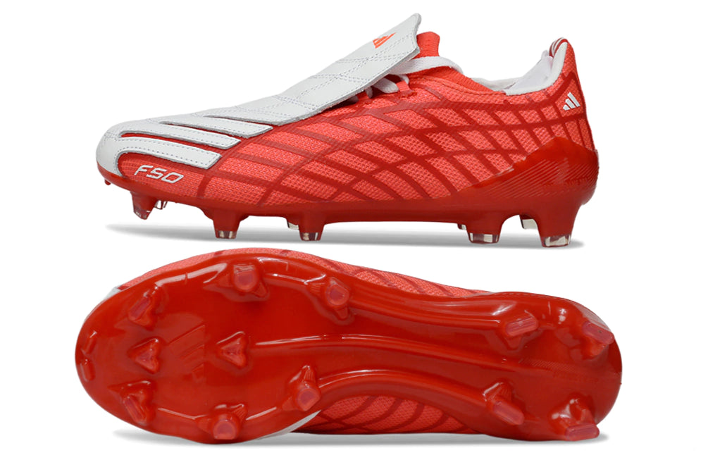 Chuteira Adidas F50 Spider FG - Vermelho