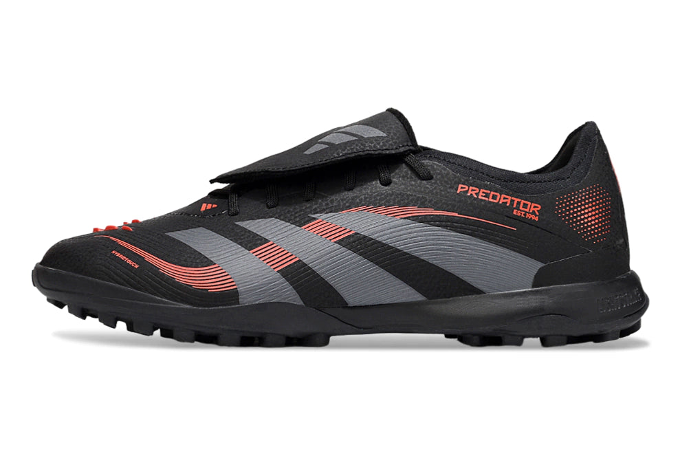 Chuteira Adidas Predator Tongue Elite 25 Society "Stealth Victory"