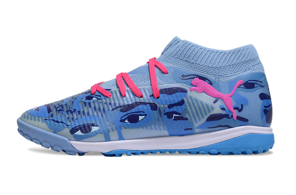 Chuteira Puma Future 8 Match Society - Azul