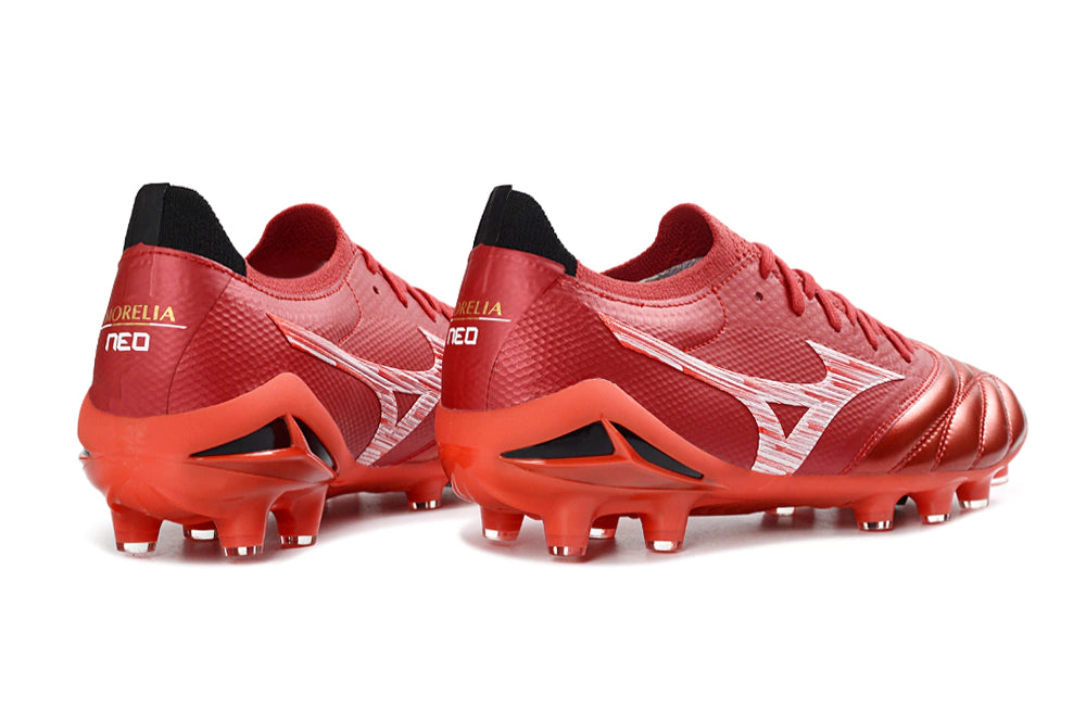 Chuteira Mizuno Morelia Neo 4 Campo - Vermelho