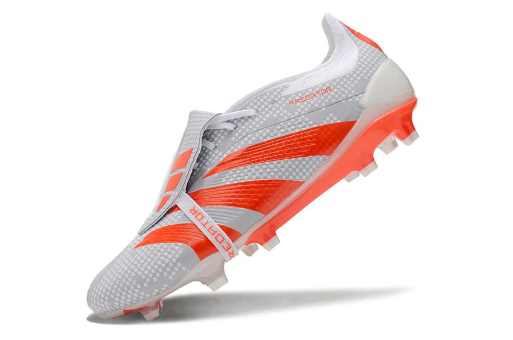 Chuteira Adidas Predstrike Elite Campo - Branco/Laranja