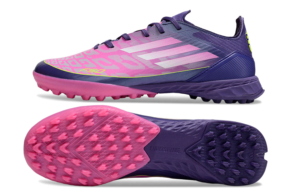 Chuteira Adidas X F50 Pro Society - Rosa/Roxo