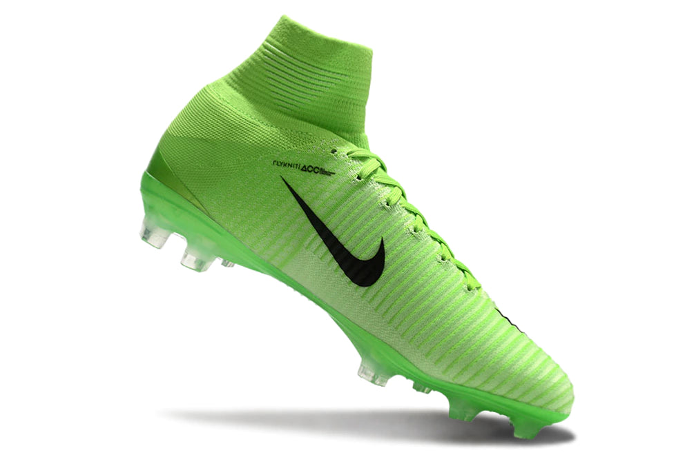 Chuteira Nike Mercurial Superfly 5 Elite Campo - Verde/Preto