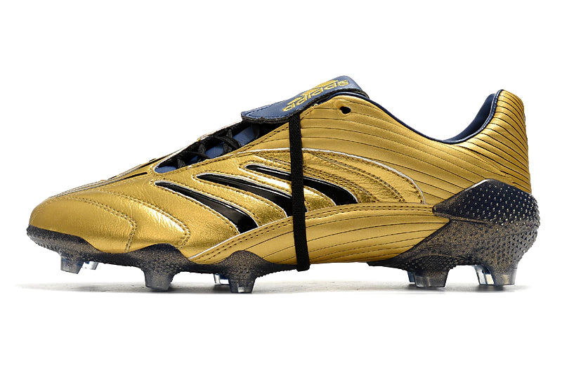 Chuteira Adidas Predator Absolute 20 FG - Dourado/Azul