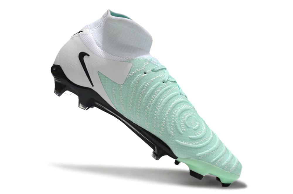 Chuteira Nike Campo Phantom Luna 2 Elite Campo FG - Branco/Azul claro