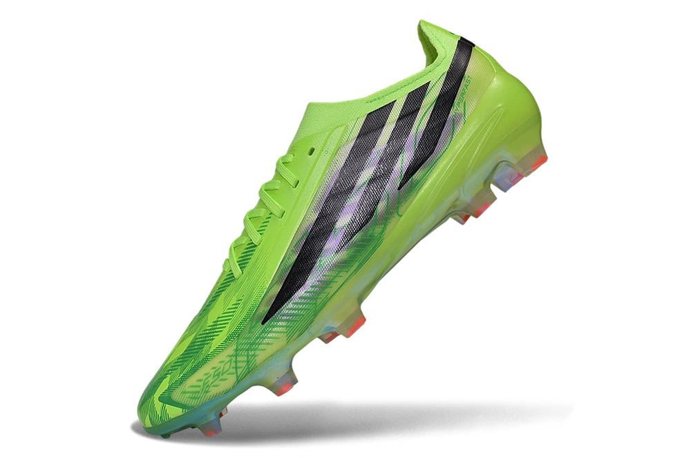 Chuteira Adidas F50 Hyperfast Eltie FG - Verde