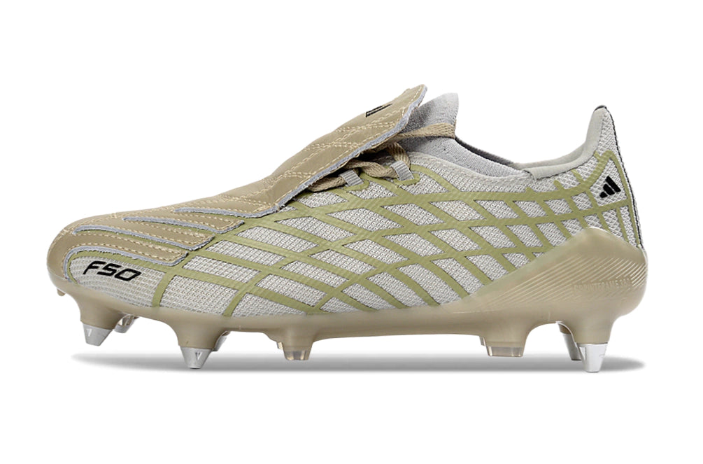 Chuteira Adidas F50 Spider SG - Dourado