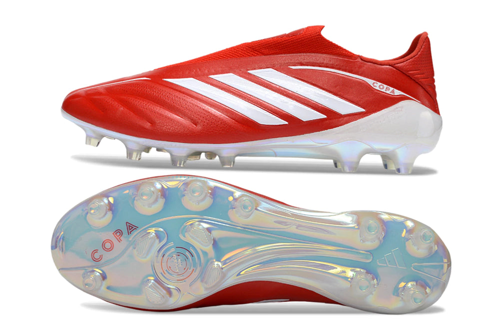 Chuteira Adidas Copa Pure 4 Laceless Elite Campo - Vermelho