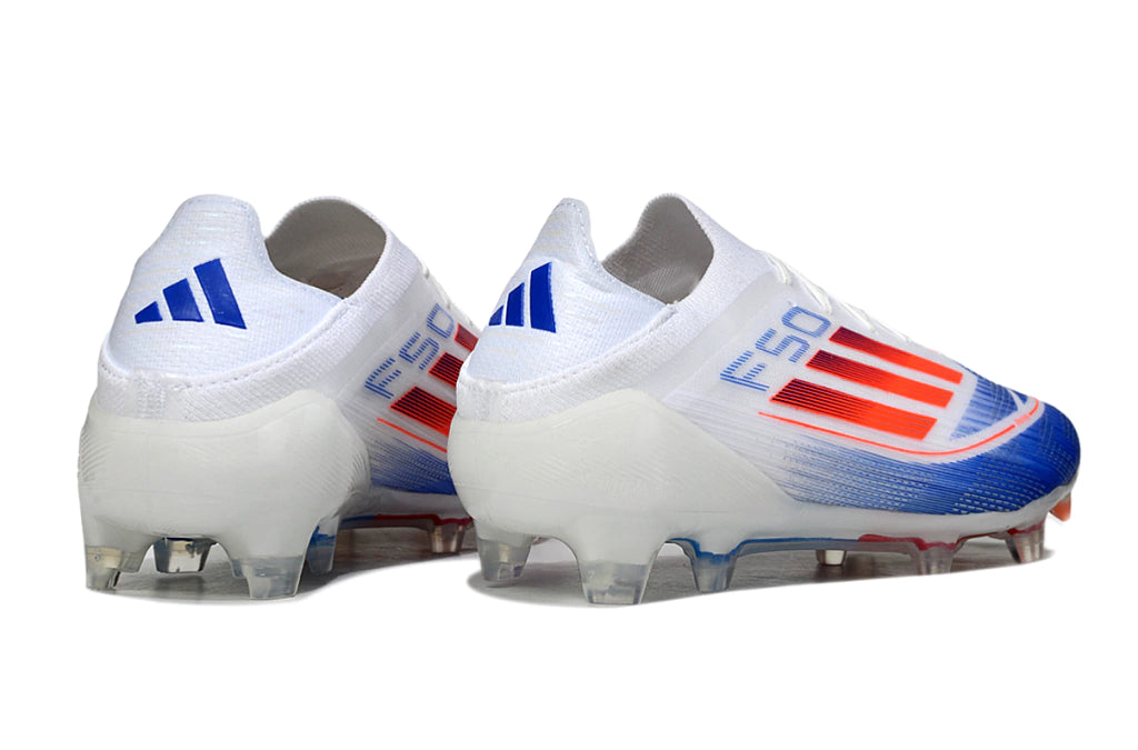 Chuteira Adidas F50+.1 Elite FG - Branco/Azul
