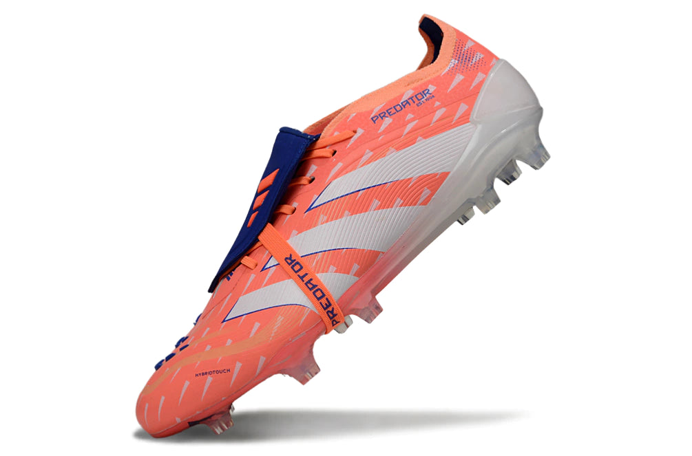 Chuteira Adidas Predator Elite Tongue 25 Campo FG "Coral Blaze"