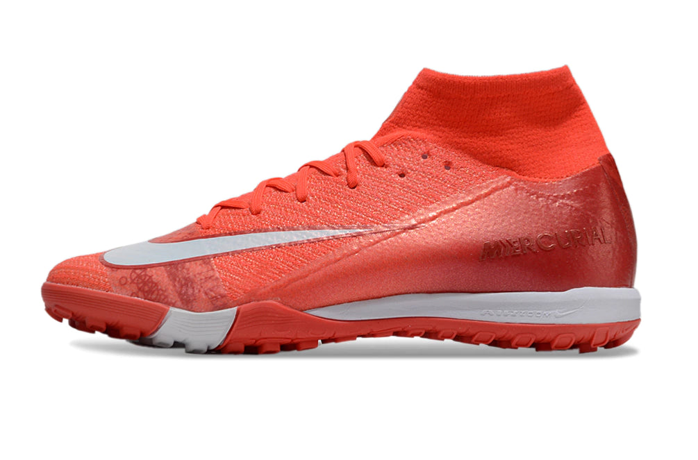 Chuteira Nike Mercurial Superfly 10 Elite Society - Vermelho/Branco