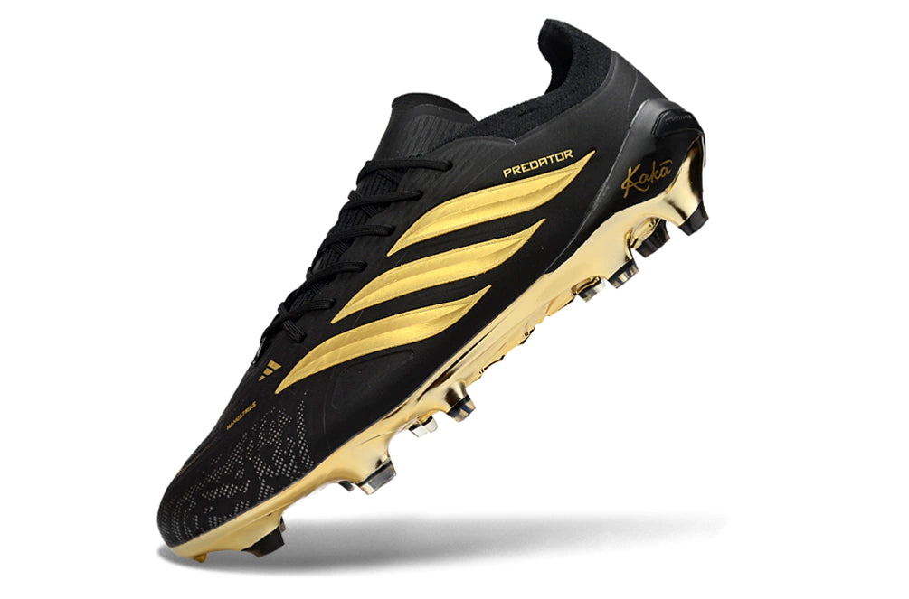 Chuteira Adidas Predator Elite 26 Campo FG - Preto/Dourado