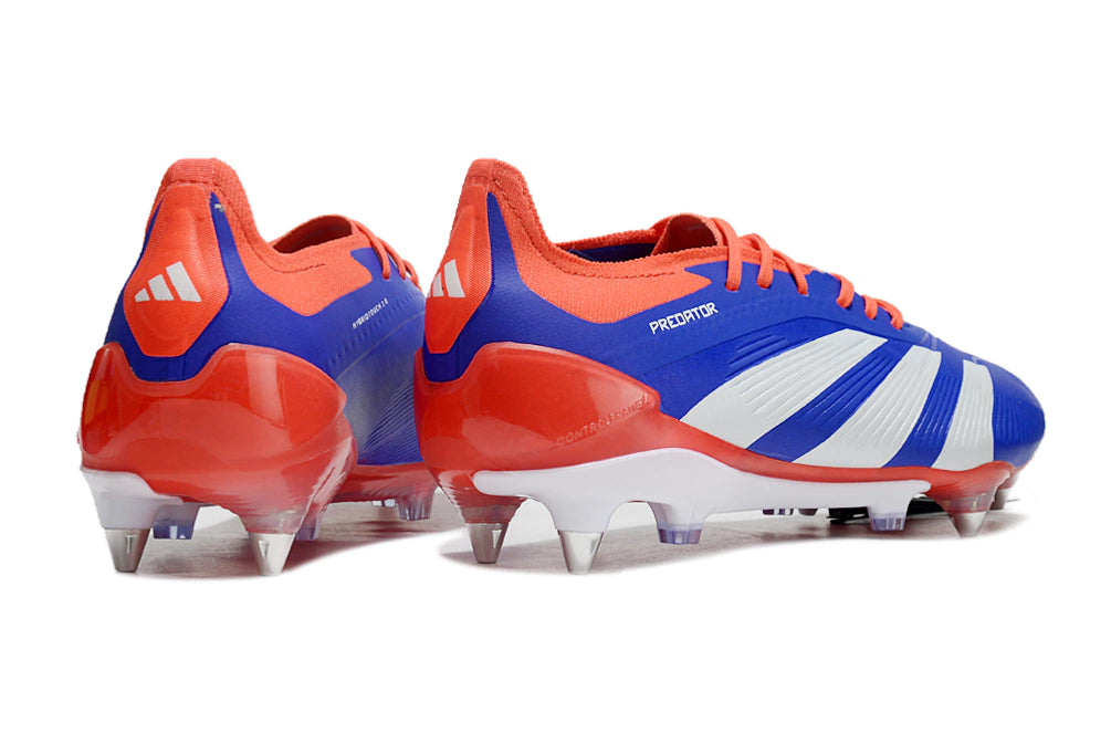 Chuteira Adidas Predator Elite SG - Azul/Laranja/Branco