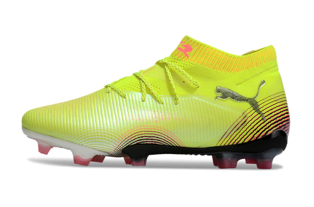 Chuteira Puma Future 8 Ultimate Botinha Campo FG - Verde/Preto