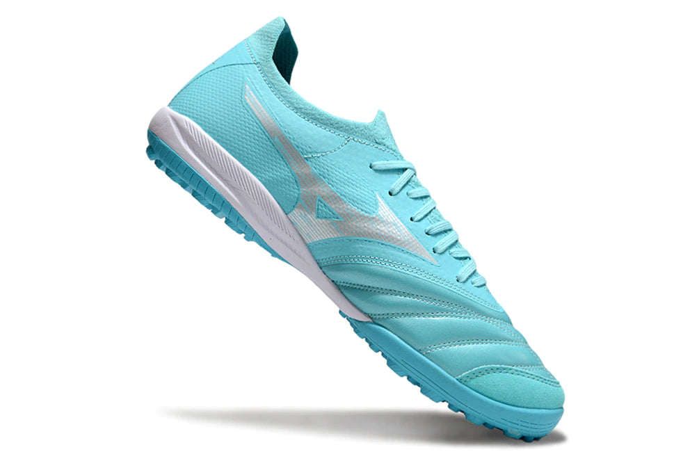 Chuteira Miuzno Morelia Neo Sala β Society - Azul/Branco