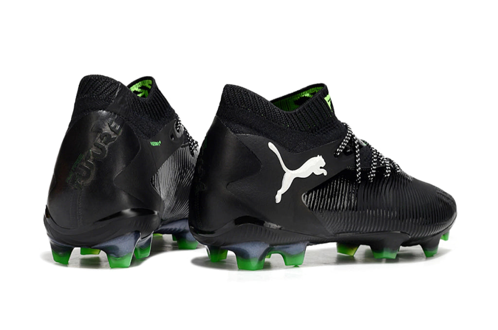 Chuteira Puma Future 8 Ultimate Botinha Campo FG - Preto/Verde