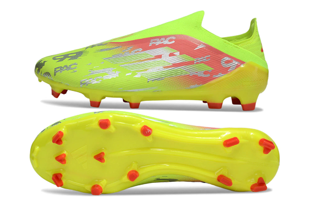 Chuteira Adidas F50 X Laceless Campo - Amarelo