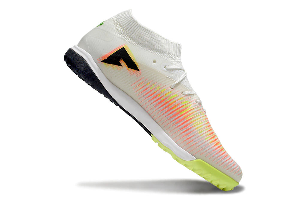 Chuteira Puma Future 8 Match Society - Branco/Laranja