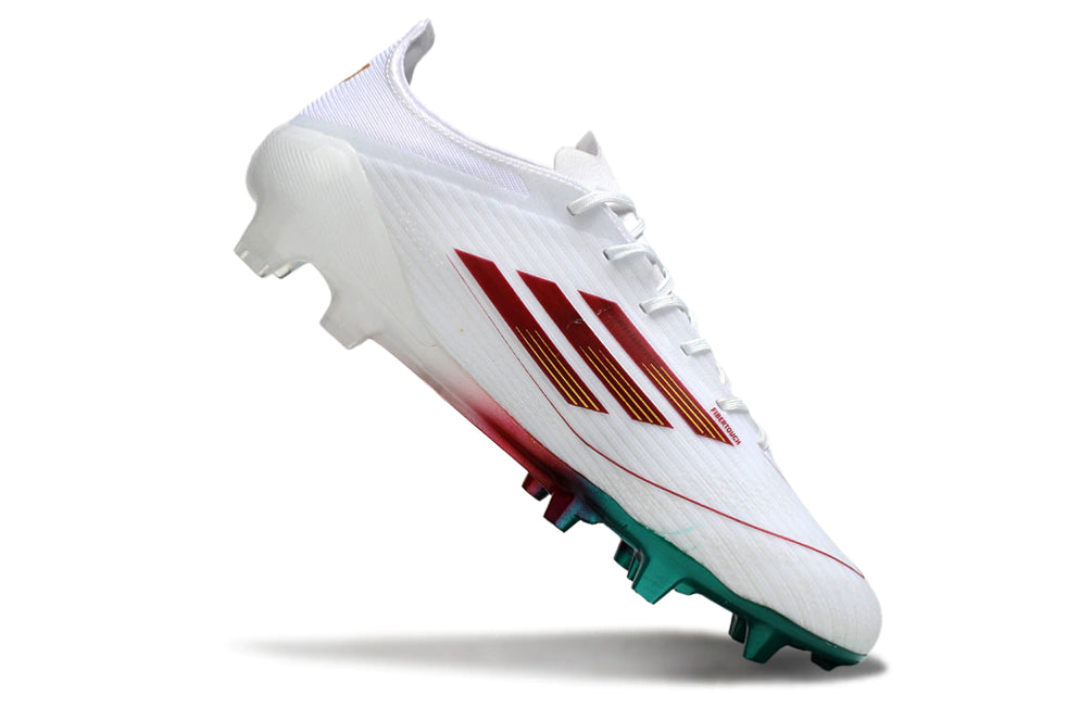 Chuteira Adidas F50 X Campo - Verde/Vermelho