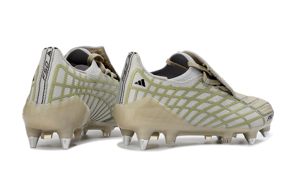 Chuteira Adidas F50 Spider SG - Dourado