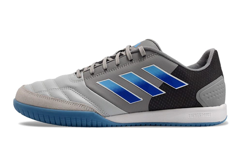 Chuteira Adidas Top Sala Futsal - Cinza/Azul