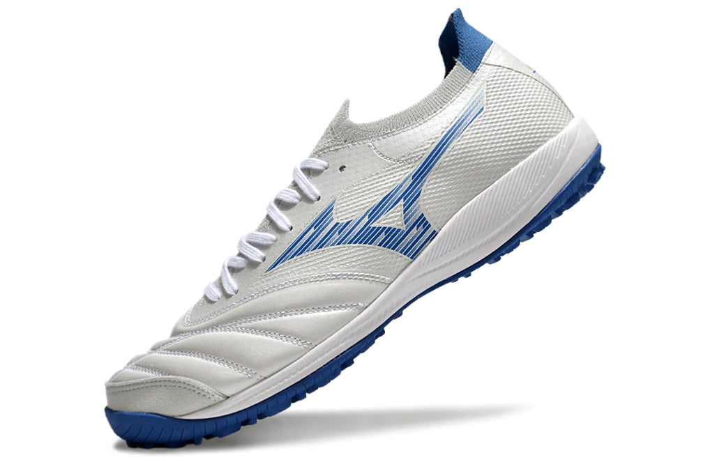 Chuteira Miuzno Morelia Neo Sala β Society - Branco/Azul