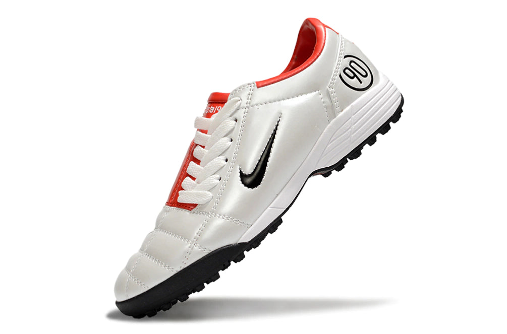 Chuteira Nike Total 90 Society - Branco/Vermelho