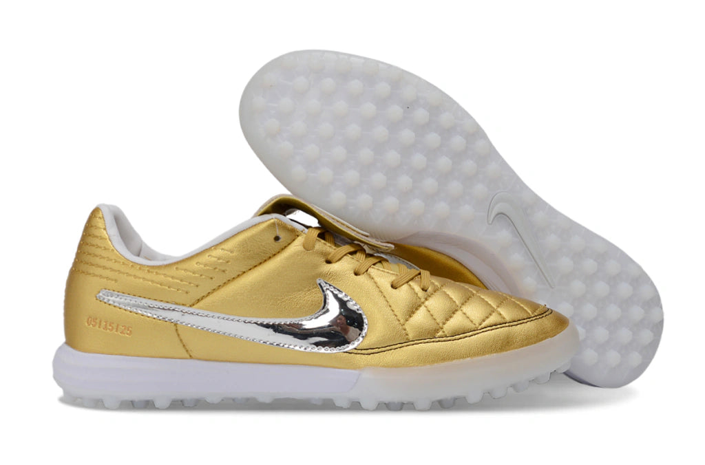 Chuteira Nike Tiempo R10 Society - Dourado