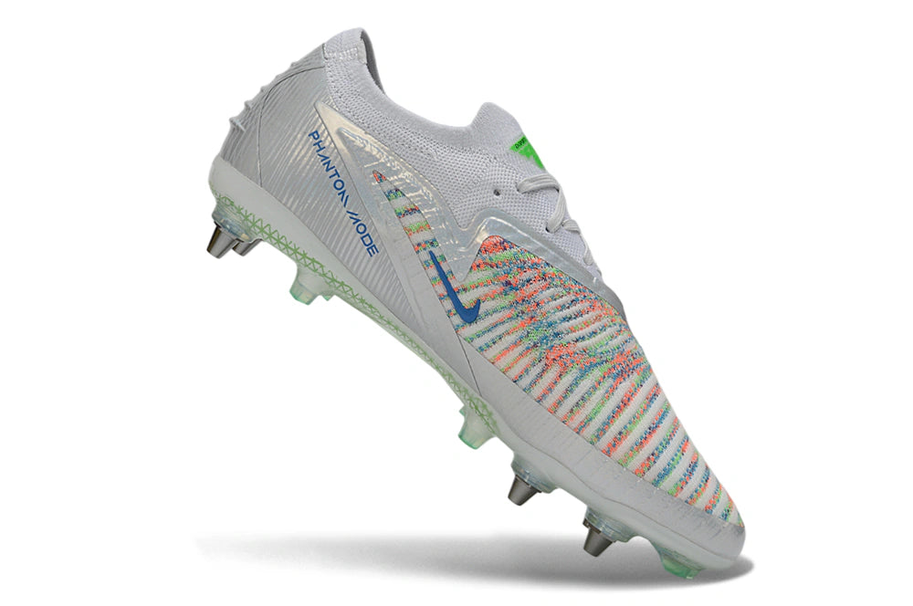 Chuteira Nike Phantom 6 Elite SG - Cinza/Verde
