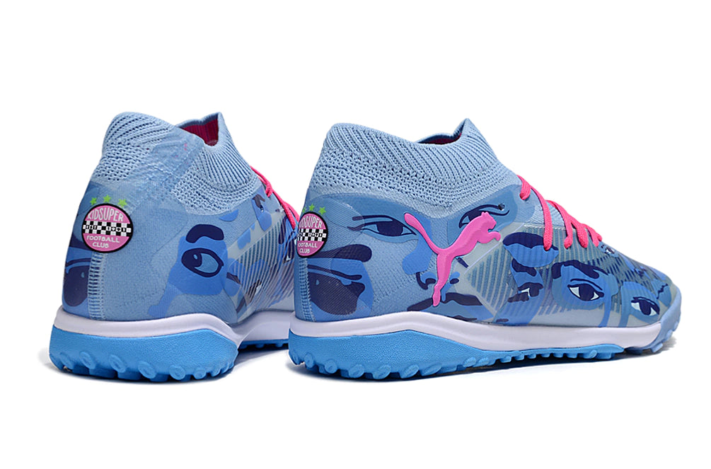 Chuteira Puma Future 8 Match Society - Azul