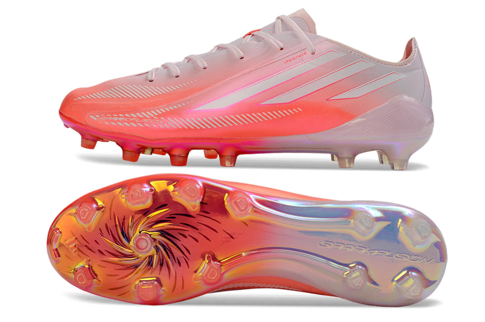 Chuteira Adidas F50 Hyperfast FG - Rosa