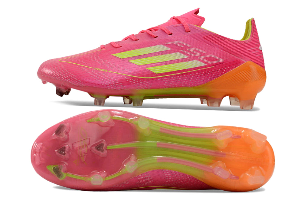 Chuteira Adidas F50 X Campo - Rosa