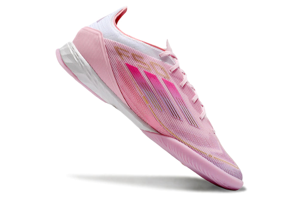 Chuteira Adidas X F50 Futsal - Rosa/Branco