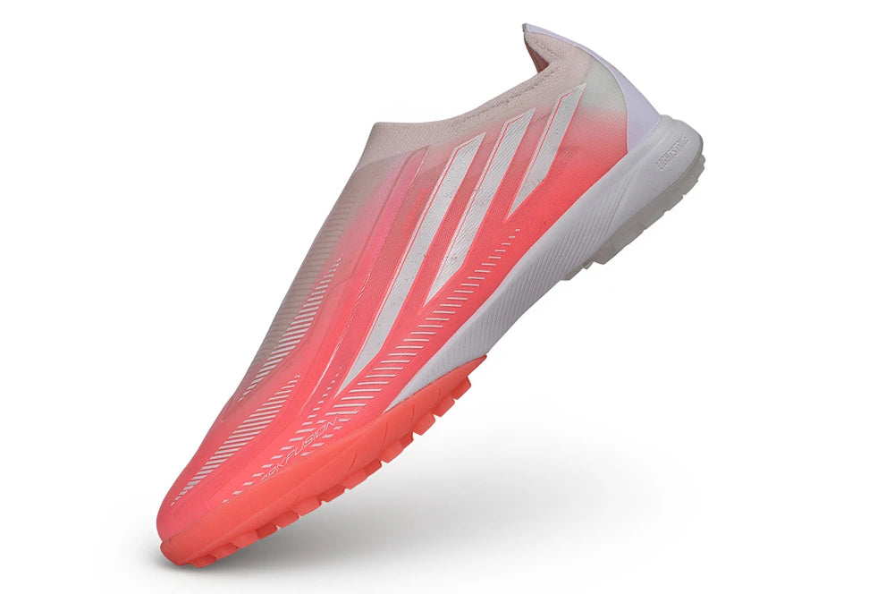 Chuteira Adidas F50 Hyperfast Laceless TF - Rosa