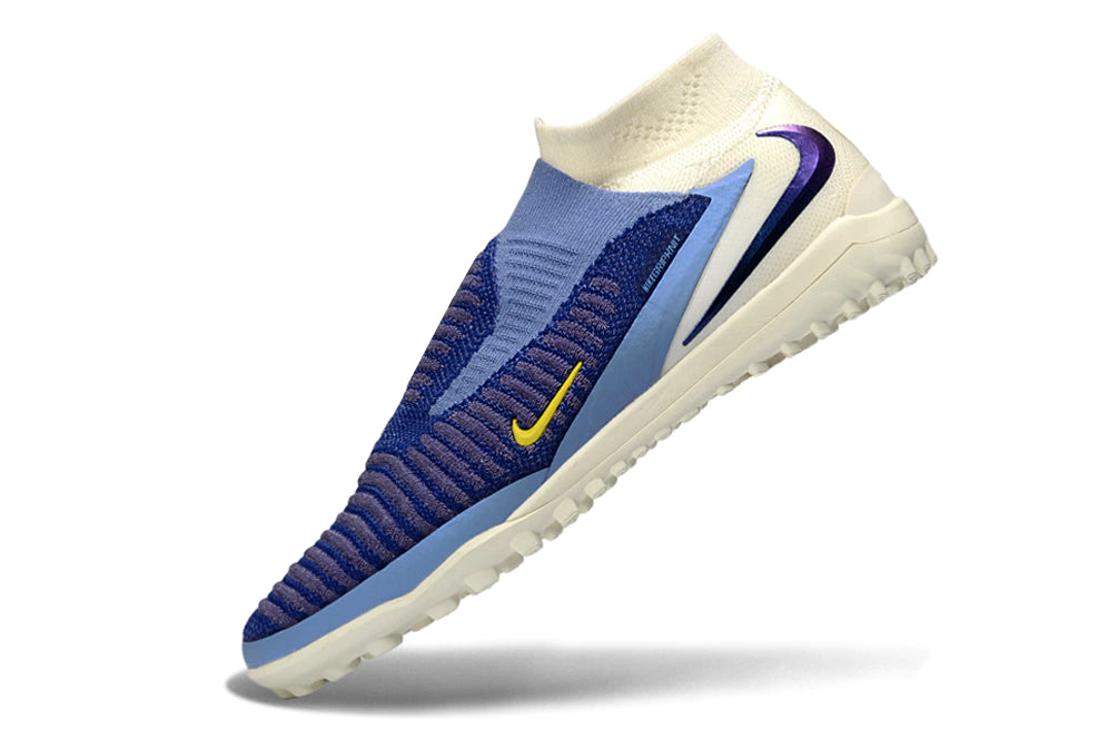 Chuteira Nike Phantom ReactX 6 Pro Botinha Society TF - Azul